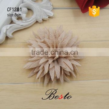 Guangzhou supplier handmade customized fabric flower
