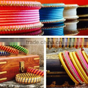 Wholesale Fashion Thread Bangles,Colorful Indian Bracelets,Fashion Jewelry