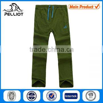 Waist Adjust Winter Men Fleece Trousers