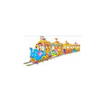 Zoo Land, Tracked Train, Park Rides,Kids commercial mini electric track train, kiddie rides machines