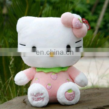 OEM pink hello kitty soft toys for baby gift