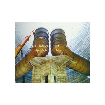 Chimney-cooling tower integrated FGD products