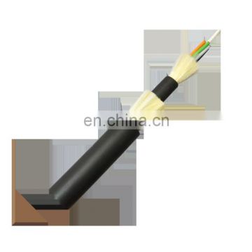 8/24/48 fibre Communication dual core adss self-supporting 12 core aerial fiber optic cable