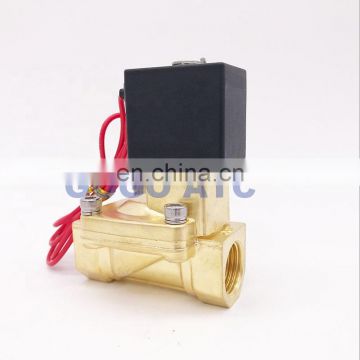 Normally Closed 2 way Pilot Diaphragm Brass electric 12v dc 24V 220V water pneumatic Solenoid Valve 1" BSP 25mm PX-25 wire lead