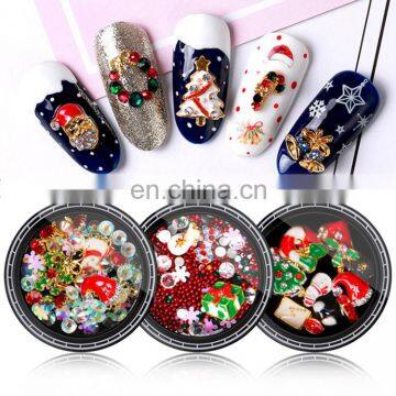 Good quality Christmas Nail ART sticker 3D nail sticker decoration