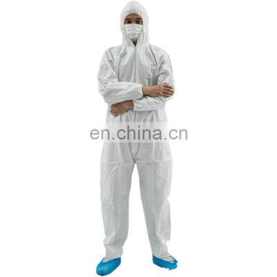 SF Microporous Coverall With Hood Without Boot Direct Manufacturer Safety Suit EN 1073-2