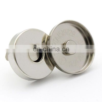 Round Metal Custom 18Mm Magnet Magnetic Snap Buttons For Bags Clothing
