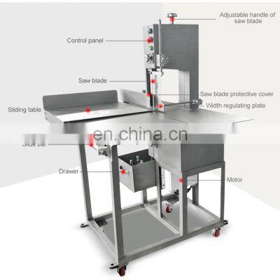 New arrival selection lamb fish chicken meat bone saw cutting machine