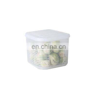 Fresh-keeping box refrigerator storage box sealed plastic storage box bin with scale kitchen supplies