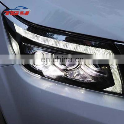 Wholesale Factory Price Two LED Modified Headlight Lens Head Lamp For Navara NP300 2014-2020 In China
