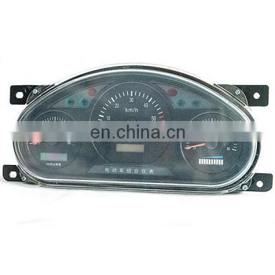 Accurate speedometer, odometer and battery discharge indicator