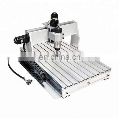 2.2KW power Mini CNC machining center 6040 metal cutting milling engraving machine with 3 axis