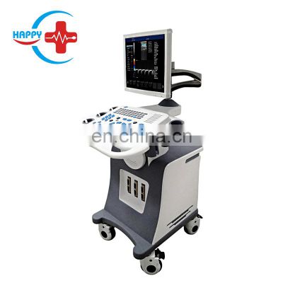HC-A014  Multi-Language 3D 4D Portable Ultrasound Machine with Trolley color doppler machine