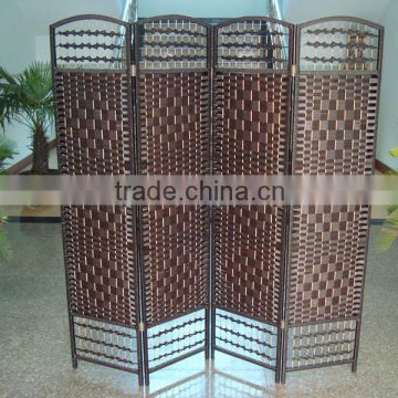 hot sale decorative handmade woven cheap wholesale room divider screens