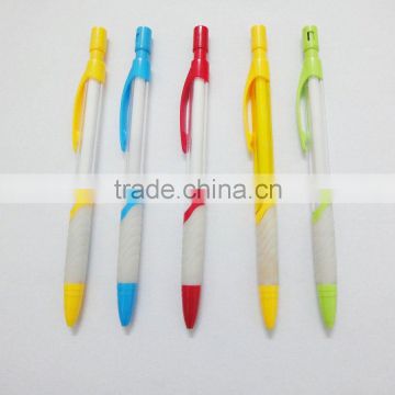 plastic mechanical drawing pencil with sharpener