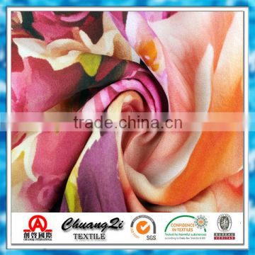 2013 challis rayon beautiful big flower printing design fabric