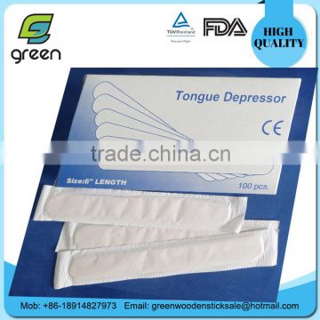 FDA chinese manufacture Birch Disposable Tongue Depressor Wood