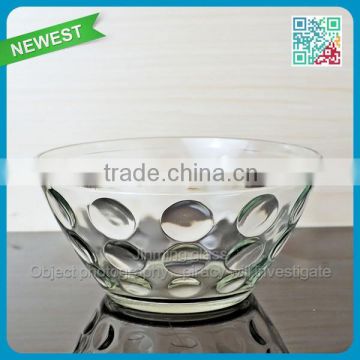 New Design Glass Bowl Circle Decoration New Glasses Bowl Welcomed Home Use Glass Bowl Cups