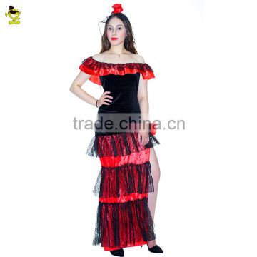 Hot sale instyle walson Flamenco Dancer fancy dress costume