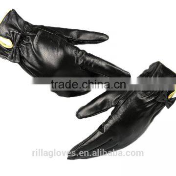 Woman Fashion Sheepskin Winter Leather Gloves