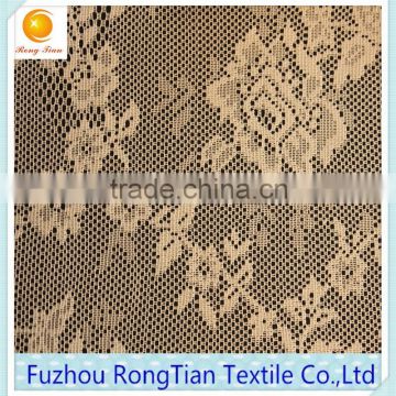 High quality cotton cord eyelash lace fabric for lady dress