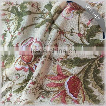 2016 New arrival Top quality printing fabric printed Elegant window curtains