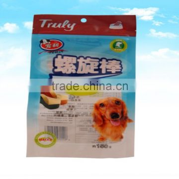 hot sell plastic pet food packaging bag with big discount