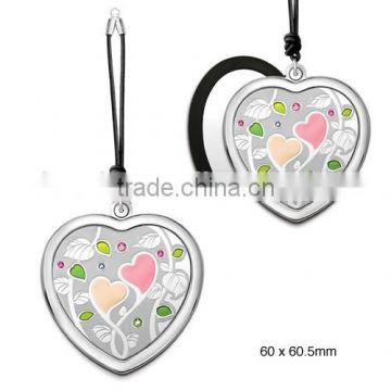 Featured product Heart shaped folded makeup mirror hand mirror cosmetic mirror