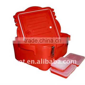 Insulated food case, inside insulation layer keep food hot