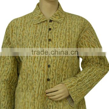Rajasthani Hand block printed Kantha Jacket Coat