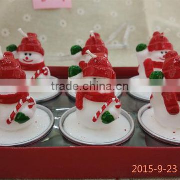 Latest Wholesale snowman candle for Christmas