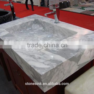 High quality marble rectangular water basin