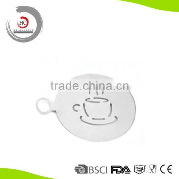 China Hot Sale Stainless Steel Scatter Template Coffee