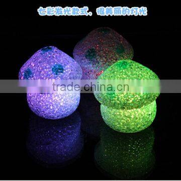 Toy17 New Christmas Colorful murshroom crystal Night Light Led Lamp