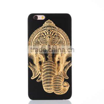 China Supplier Custom Design Black bamboo Engraving Real Wood for iPhone 6 case