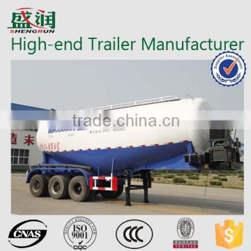 China hot sale cement bulker / bulk dry powder semi trailer / tri-axle cement tank semi trailer