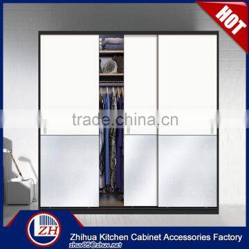 Double color wardrobe design bedroom luxury wardrobe