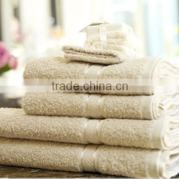 Promotional 100 Turkish cotton Egyptian Towel set Dobby Hotel Towel set