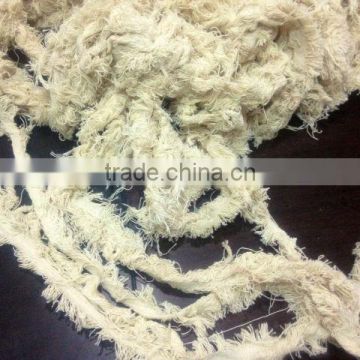 Cotton yarn selvedge