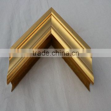 Golden wood frame photo picture frame making machine wood with mat boards