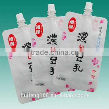plastic spouted package bags for drink