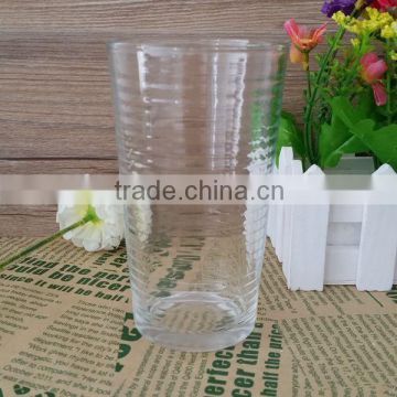 340ml glass tumbler with inner wave circle