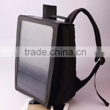 Sunpower high efficiency solar laptop bag, solar power bag for outdoor backpack