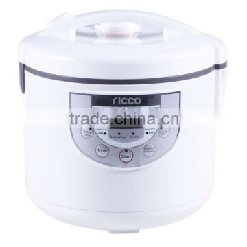 White color digital rice cooker
