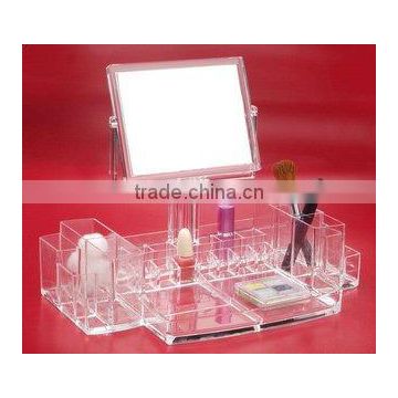 Transparent Lucite Cosmetic Case