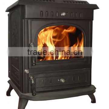 cast rion wood stove, wood burning freestandingstove, heat stove