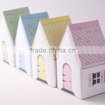 EASTER CANDY COTTAGES Gift Box Houses, Party Favors, Pastels - Pink, Blue, Green, Yellow