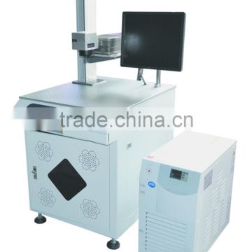 China famous brand JQ laser marking machine 20W fiber marking with CE/FDA