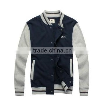 2015 Hotting Selling custom wholesale zipper high quality stand collar fleece jacket