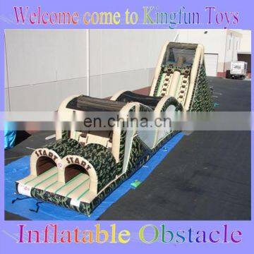 Outdoor Interactive military obstacle course infllatable